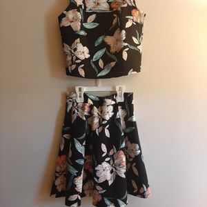 Matching two piece outfit, juniors size S